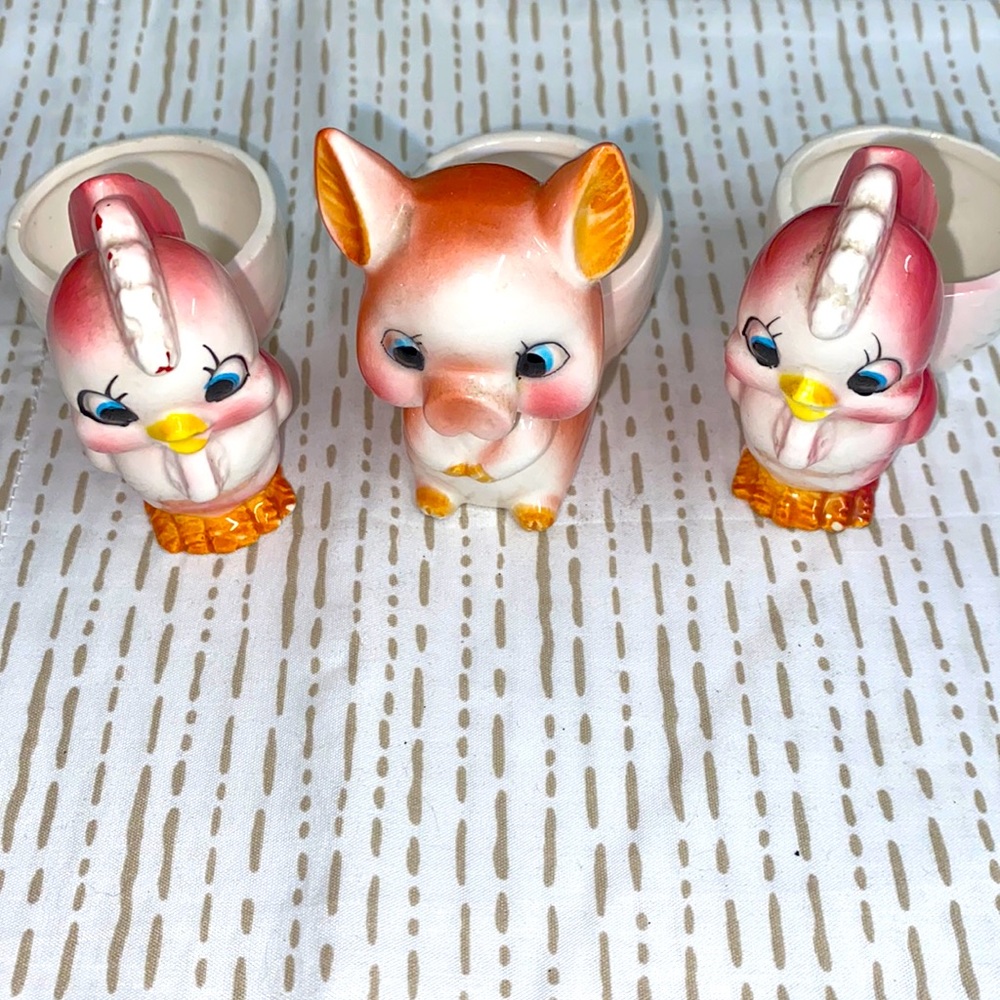 vintage egg cups